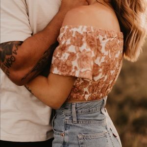 Abercrombie off the shoulder top